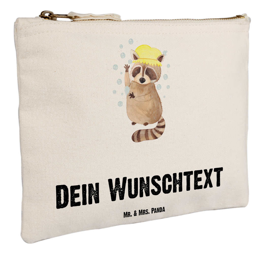 Personalisierte Schminktasche Waschbär Personalisierte Schminktasche, Personalisierte Kosmetiktasche, Personalisierter Kosmetikbeutel, Personalisiertes Stiftemäppchen, Personalisiertes Etui, Personalisierte Federmappe, Personalisierte Makeup Bag, Personalisiertes Schminketui, Personalisiertes Kosmetiketui, Personalisiertes Schlamperetui, Schminktasche mit Namen, Kosmetiktasche mit Namen, Kosmetikbeutel mit Namen, Stiftemäppchen mit Namen, Etui mit Namen, Federmappe mit Namen, Makeup Bg  mit Namen, Schminketui mit Namen, Kosmetiketui mit Namen, Schlamperetui mit Namen, Schminktasche personalisieren, Schminktasche bedrucken, Schminktasche selbst gestalten, süße Tiermotive, gute Laune, lustige Sprüche, Tiere, Waschbär, Tagträumen, Plan, Fröhlich, waschen, Seifenblasen