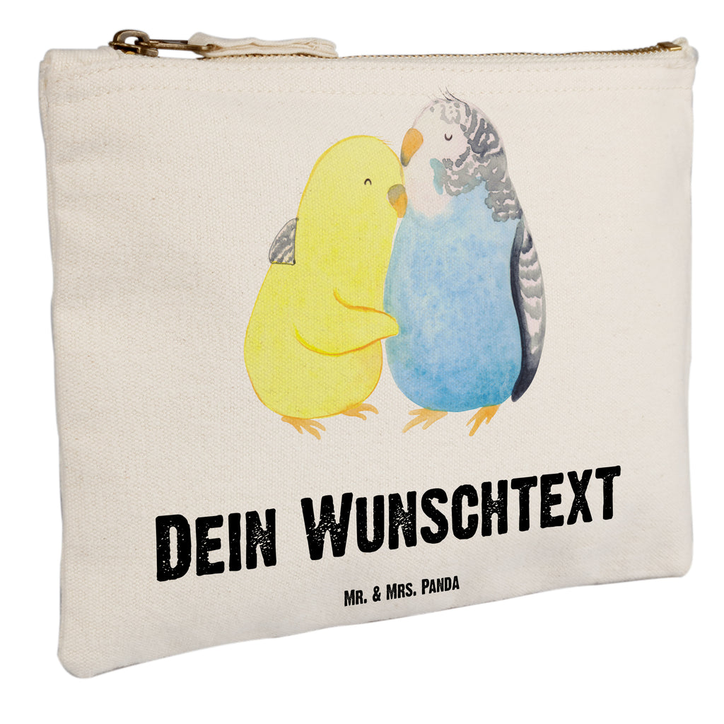 Personalisierte Schminktasche Wellensittich Liebe Personalisierte Schminktasche, Personalisierte Kosmetiktasche, Personalisierter Kosmetikbeutel, Personalisiertes Stiftemäppchen, Personalisiertes Etui, Personalisierte Federmappe, Personalisierte Makeup Bag, Personalisiertes Schminketui, Personalisiertes Kosmetiketui, Personalisiertes Schlamperetui, Schminktasche mit Namen, Kosmetiktasche mit Namen, Kosmetikbeutel mit Namen, Stiftemäppchen mit Namen, Etui mit Namen, Federmappe mit Namen, Makeup Bg  mit Namen, Schminketui mit Namen, Kosmetiketui mit Namen, Schlamperetui mit Namen, Schminktasche personalisieren, Schminktasche bedrucken, Schminktasche selbst gestalten, Liebe, Partner, Freund, Freundin, Ehemann, Ehefrau, Heiraten, Verlobung, Heiratsantrag, Liebesgeschenk, Jahrestag, Hocheitstag, Vögel, Wellensittich, Nähe, Kuscheln, Vertrauen