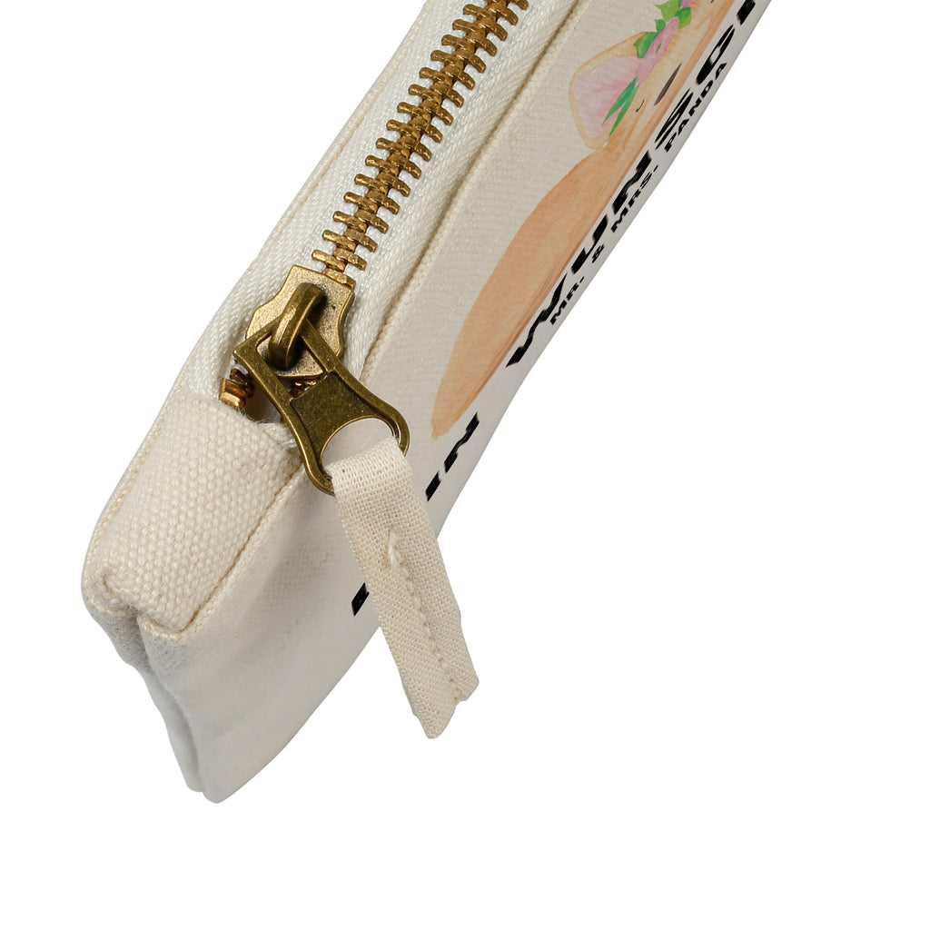 Personalisierte Schminktasche Wüstenfuchs Blumenkranz Personalisierte Schminktasche, Personalisierte Kosmetiktasche, Personalisierter Kosmetikbeutel, Personalisiertes Stiftemäppchen, Personalisiertes Etui, Personalisierte Federmappe, Personalisierte Makeup Bag, Personalisiertes Schminketui, Personalisiertes Kosmetiketui, Personalisiertes Schlamperetui, Schminktasche mit Namen, Kosmetiktasche mit Namen, Kosmetikbeutel mit Namen, Stiftemäppchen mit Namen, Etui mit Namen, Federmappe mit Namen, Makeup Bg  mit Namen, Schminketui mit Namen, Kosmetiketui mit Namen, Schlamperetui mit Namen, Schminktasche personalisieren, Schminktasche bedrucken, Schminktasche selbst gestalten, Afrika, Wildtiere, Wüste, Wüstenfuchs, Blumen, Blumenkranz, Glücklich