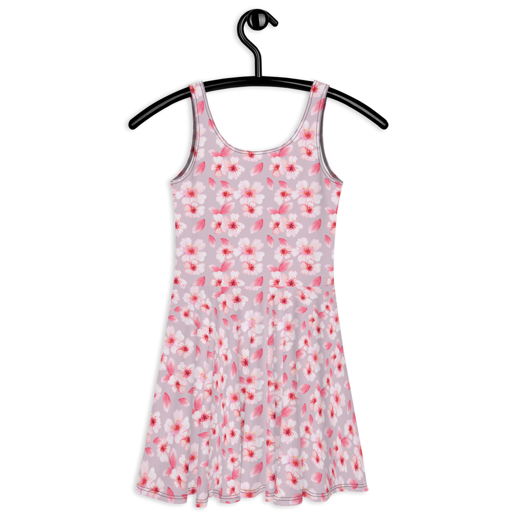 Sommerkleid Kirschlüten Meer Kirschblüten, Blütenmuster, Blüten, Blumen, Muster Sommerkleid, Kleid, Skaterkleid  