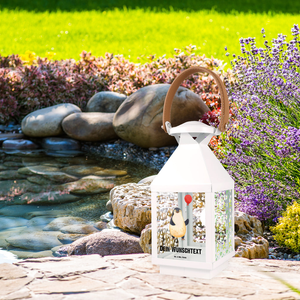 Personalisierte Deko Laterne Pinguin Luftballon Gartenlampe, Gartenleuchte, Gartendekoration, Gartenlicht, Laterne  kleine Laternen, XXL Laternen, Laterne groß, Pinguin, Pinguine, Luftballon, Tagträume, Lebenslust, Geschenk Freundin, Geschenkidee, beste Freundin, Motivation, Neustart, neues Leben, Liebe, Glück