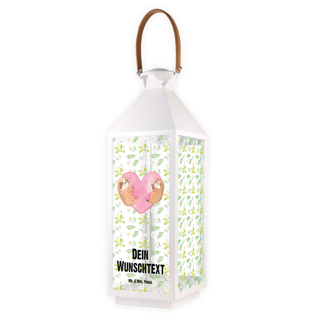 Personalisierte Deko Laterne Faultiere Herz Gartenlampe, Gartenleuchte, Gartendekoration, Gartenlicht, Laterne  kleine Laternen, XXL Laternen, Laterne groß, Liebe, Partner, Freund, Freundin, Ehemann, Ehefrau, Heiraten, Verlobung, Heiratsantrag, Liebesgeschenk, Jahrestag, Hocheitstag, Valentinstag, Geschenk für Frauen, Hochzeitstag, Mitbringsel, Geschenk für Freundin, Geschenk für Partner, Liebesbeweis, für Männer, für Ehemann