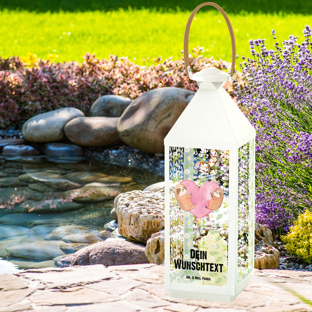 Personalisierte Deko Laterne Faultiere Herz Gartenlampe, Gartenleuchte, Gartendekoration, Gartenlicht, Laterne  kleine Laternen, XXL Laternen, Laterne groß, Liebe, Partner, Freund, Freundin, Ehemann, Ehefrau, Heiraten, Verlobung, Heiratsantrag, Liebesgeschenk, Jahrestag, Hocheitstag, Valentinstag, Geschenk für Frauen, Hochzeitstag, Mitbringsel, Geschenk für Freundin, Geschenk für Partner, Liebesbeweis, für Männer, für Ehemann