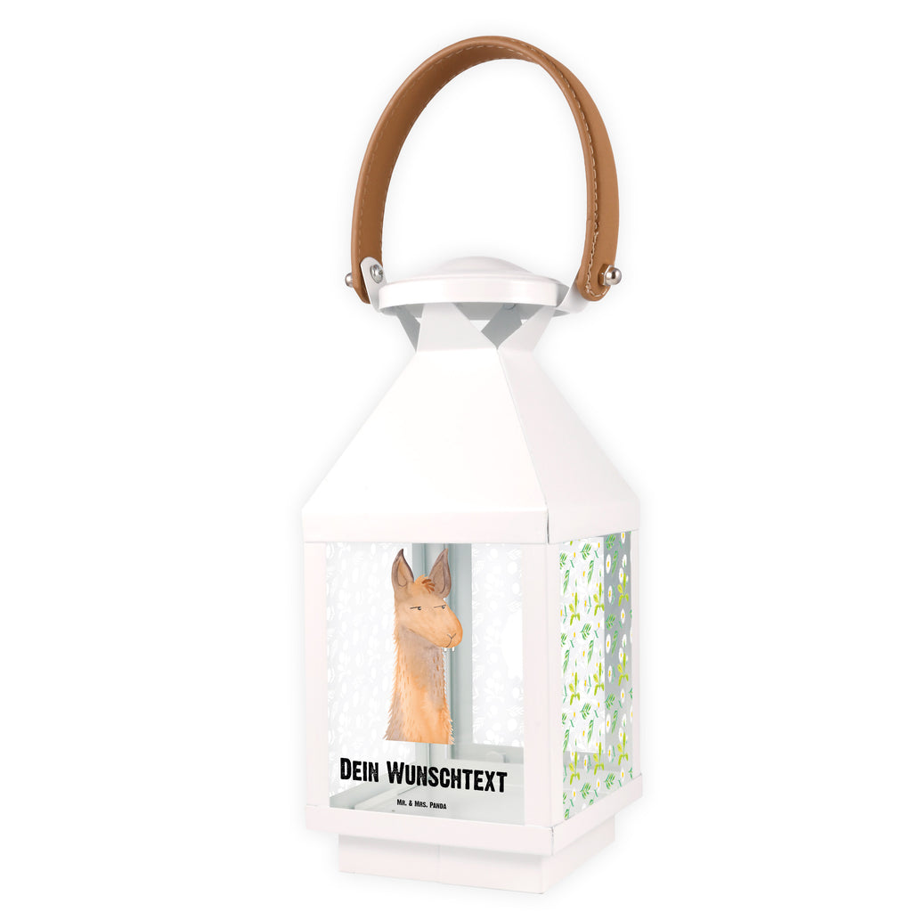 Personalisierte Deko Laterne Lamakopf genervt Gartenlampe, Gartenleuchte, Gartendekoration, Gartenlicht, Laterne  kleine Laternen, XXL Laternen, Laterne groß, Lama, Alpaka, Lamas, Recht haben, genervt sein, Freundin, beste Freundin, Partnerin, Büro, Büroalltag, Chef, Chefin, Azubi