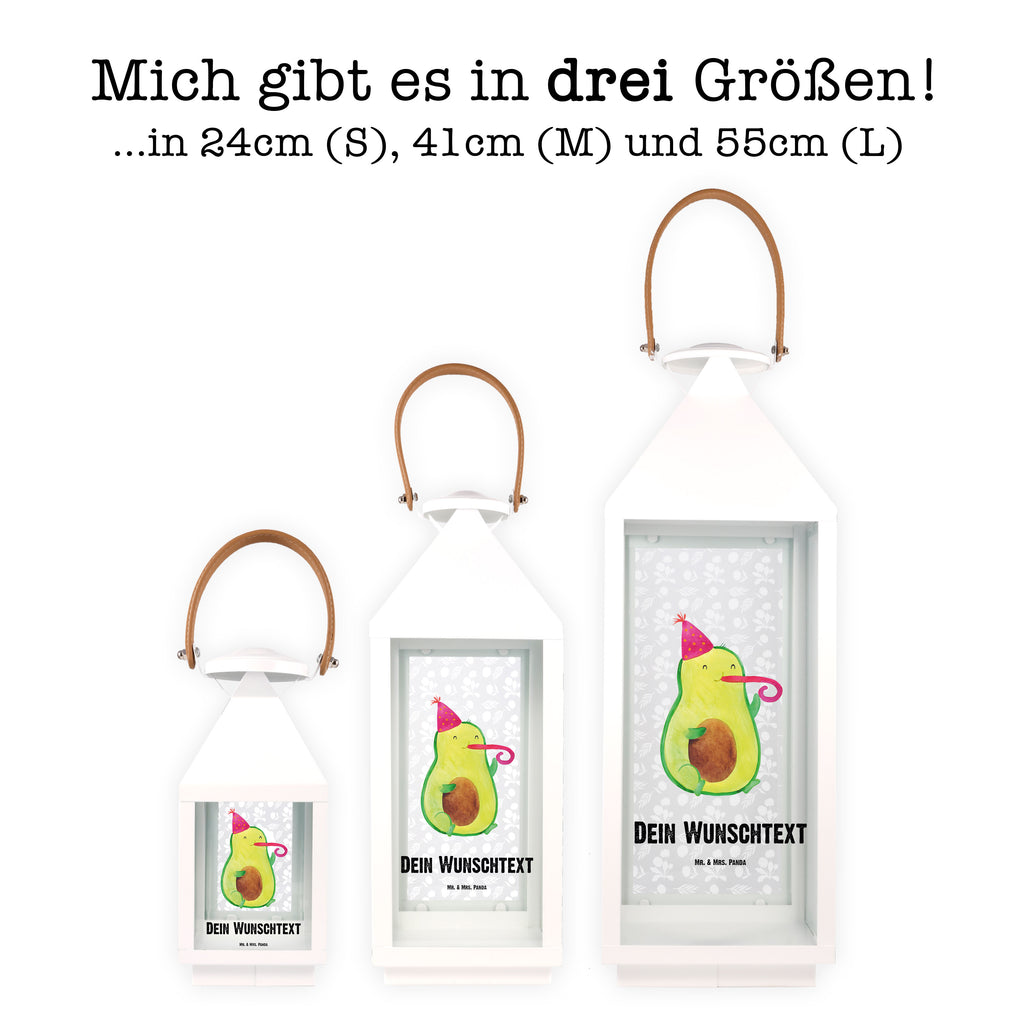 Personalisierte Deko Laterne Avocado Birthday Gartenlampe, Gartenleuchte, Gartendekoration, Gartenlicht, Laterne  kleine Laternen, XXL Laternen, Laterne groß, Avocado, Veggie, Vegan, Gesund