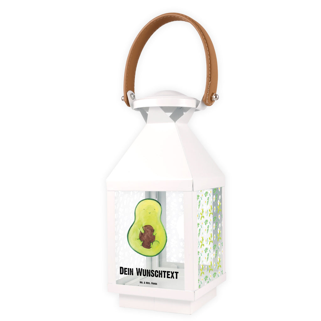 Personalisierte Deko Laterne Avocado mit Kern Gartenlampe, Gartenleuchte, Gartendekoration, Gartenlicht, Laterne  kleine Laternen, XXL Laternen, Laterne groß, Avocado, Veggie, Vegan, Gesund, Avokado, Avocadokern, Kern, Pflanze, Spruch Leben