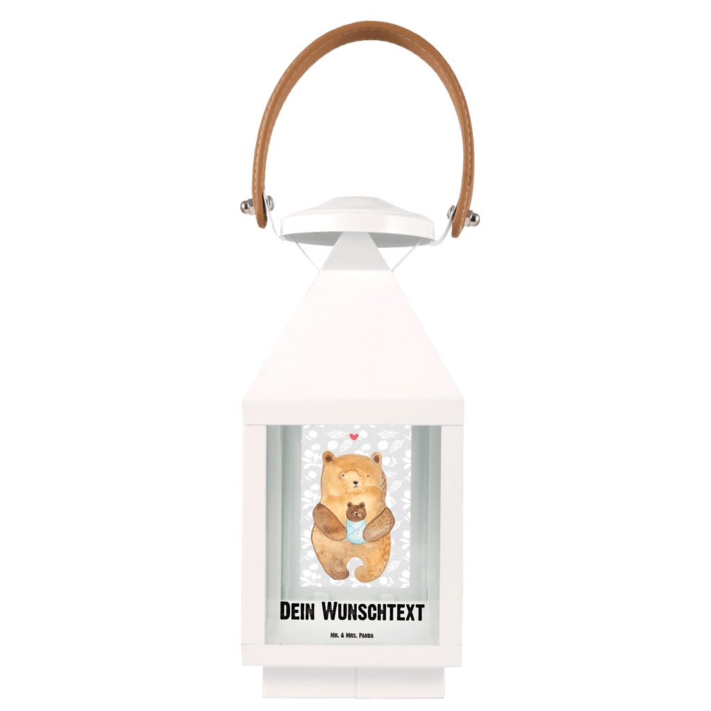 Personalisierte Deko Laterne Bär mit Baby Gartenlampe, Gartenleuchte, Gartendekoration, Gartenlicht, Laterne  kleine Laternen, XXL Laternen, Laterne groß, Bär, Teddy, Teddybär, Eltern, Mutter, Baby, Taufe, Geburt, Nichte, Neffe, Enkel, Enkelin, Täufling, Geburtstag, Glückwunsch