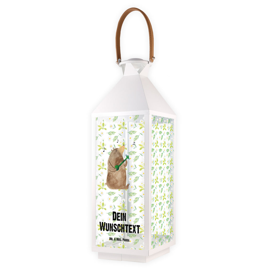 Personalisierte Deko Laterne Bär Gitarre Gartenlampe, Gartenleuchte, Gartendekoration, Gartenlicht, Laterne  kleine Laternen, XXL Laternen, Laterne groß, Bär, Teddy, Teddybär
