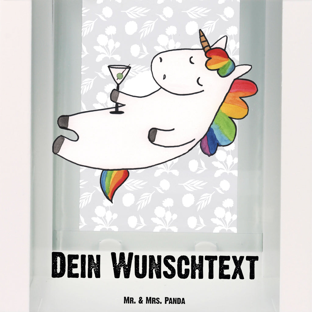 Personalisierte Deko Laterne Einhorn Cocktail Gartenlampe, Gartenleuchte, Gartendekoration, Gartenlicht, Laterne  kleine Laternen, XXL Laternen, Laterne groß, Einhorn, Einhörner, Einhorn Deko, Pegasus, Unicorn, Party, Spaß, Feiern, Caipirinha, Rum, Cuba Libre, Sekt, Freundin, Geburtstag, lustig, witzig, Spruch, Glitzer