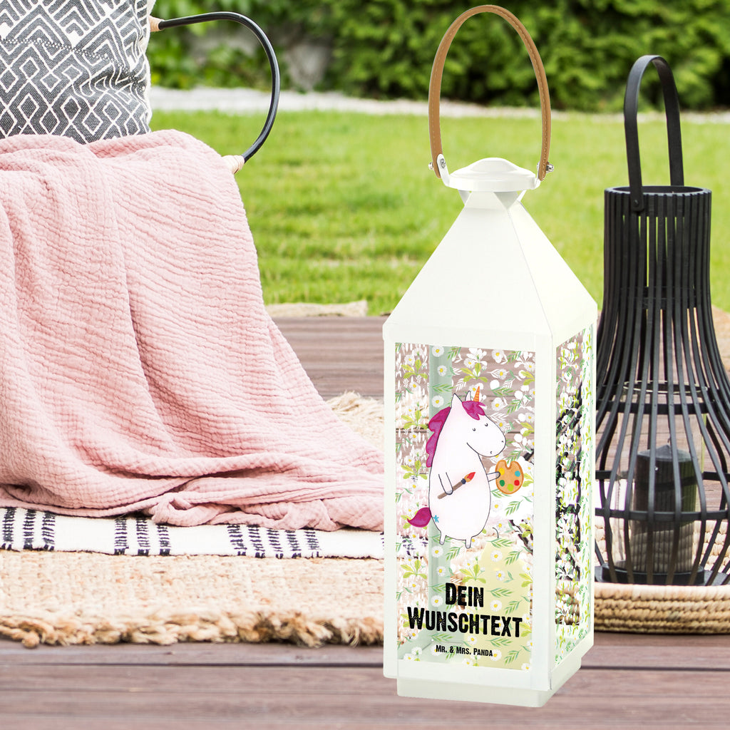 Personalisierte Deko Laterne Einhorn Künstler Einhorn, Einhörner, Englisch, Künstler, Unicorn, Artist, Malen, Zeichnen, Welt, Farbe, Stift, Pinsel, Geschenk, Maler Gartenlampe, Gartenleuchte, Gartendekoration, Gartenlicht, Laterne  kleine Laternen, XXL Laternen, Laterne groß,   Einhorn, Einhörner, Einhorn Deko, Pegasus, Unicorn