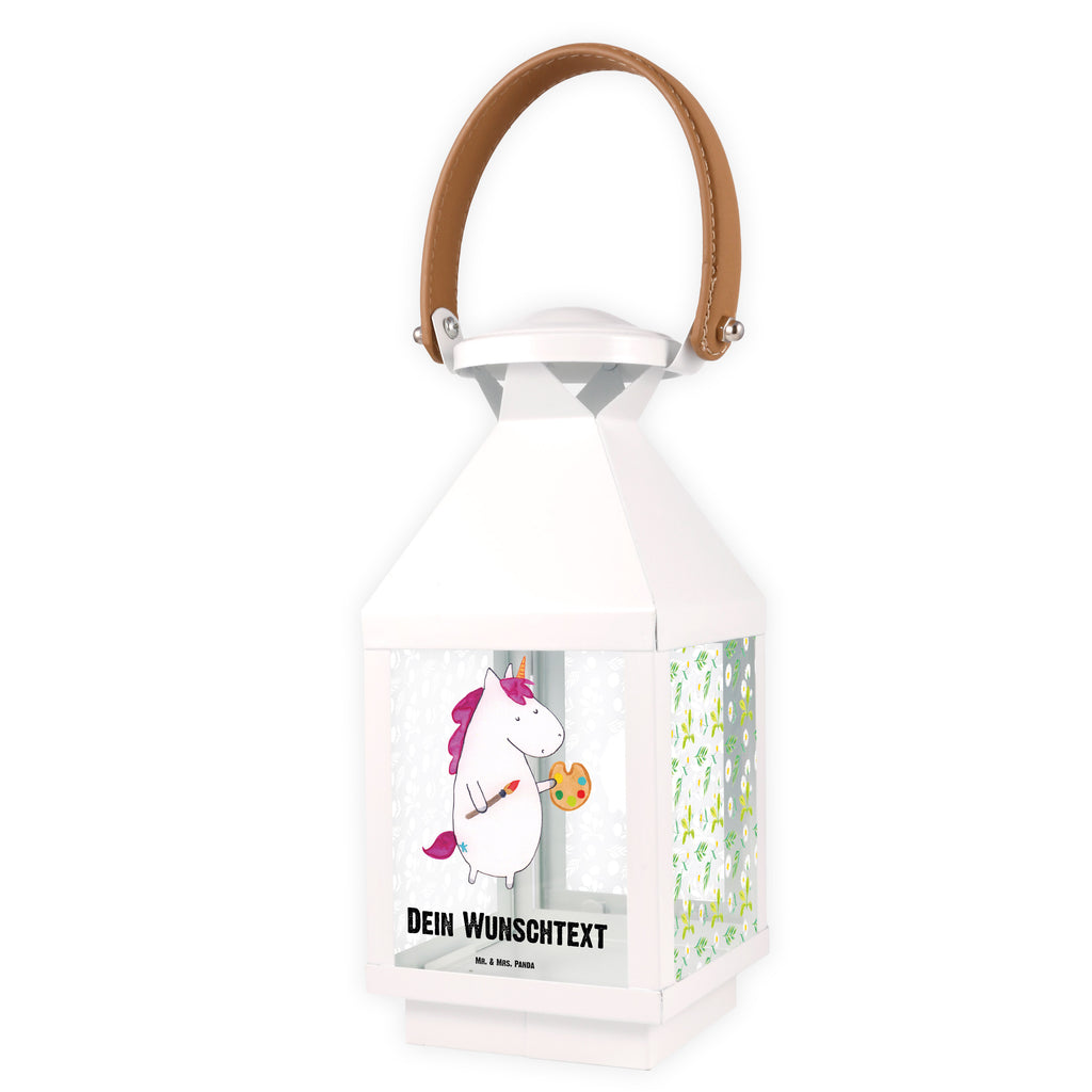 Personalisierte Deko Laterne Einhorn Künstler Einhorn, Einhörner, Englisch, Künstler, Unicorn, Artist, Malen, Zeichnen, Welt, Farbe, Stift, Pinsel, Geschenk, Maler Gartenlampe, Gartenleuchte, Gartendekoration, Gartenlicht, Laterne  kleine Laternen, XXL Laternen, Laterne groß,   Einhorn, Einhörner, Einhorn Deko, Pegasus, Unicorn