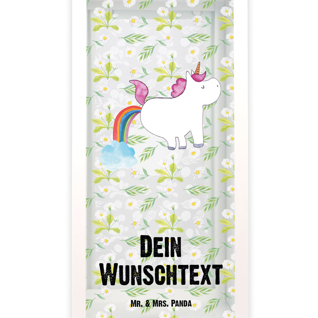 Personalisierte Deko Laterne Einhorn Pupsend Gartenlampe, Gartenleuchte, Gartendekoration, Gartenlicht, Laterne  kleine Laternen, XXL Laternen, Laterne groß, Einhorn, Einhörner, Einhorn Deko, Pegasus, Unicorn, Pups, Regenbogen, Glitzer, Einhornpower, Erwachsenwerden, Spaß, lustig, Freundin