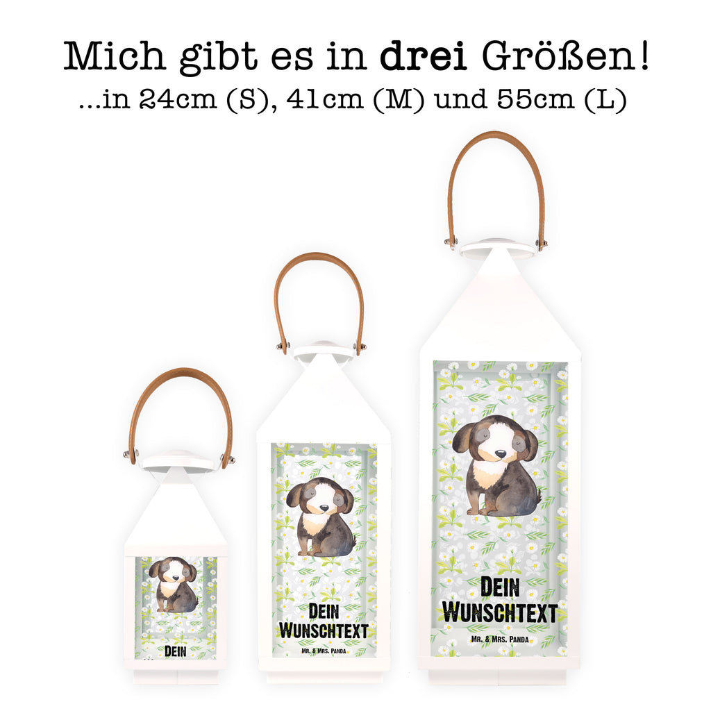 Personalisierte Deko Laterne Hund entspannt Gartenlampe, Gartenleuchte, Gartendekoration, Gartenlicht, Laterne  kleine Laternen, XXL Laternen, Laterne groß, Hund, Hundemotiv, Haustier, Hunderasse, Tierliebhaber, Hundebesitzer, Sprüche, schwarzer Hund, Hundeliebe, Liebe, Hundeglück