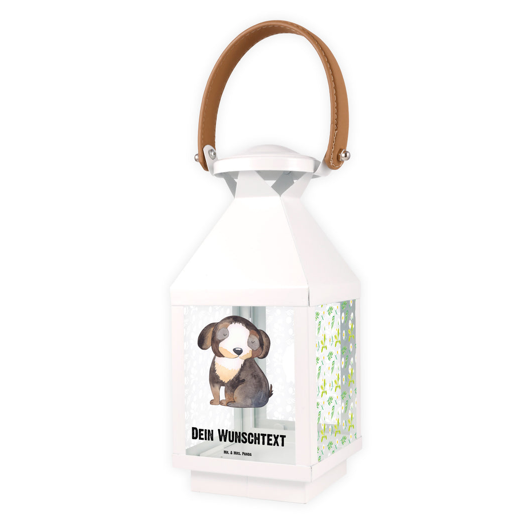 Personalisierte Deko Laterne Hund entspannt Gartenlampe, Gartenleuchte, Gartendekoration, Gartenlicht, Laterne  kleine Laternen, XXL Laternen, Laterne groß, Hund, Hundemotiv, Haustier, Hunderasse, Tierliebhaber, Hundebesitzer, Sprüche, schwarzer Hund, Hundeliebe, Liebe, Hundeglück