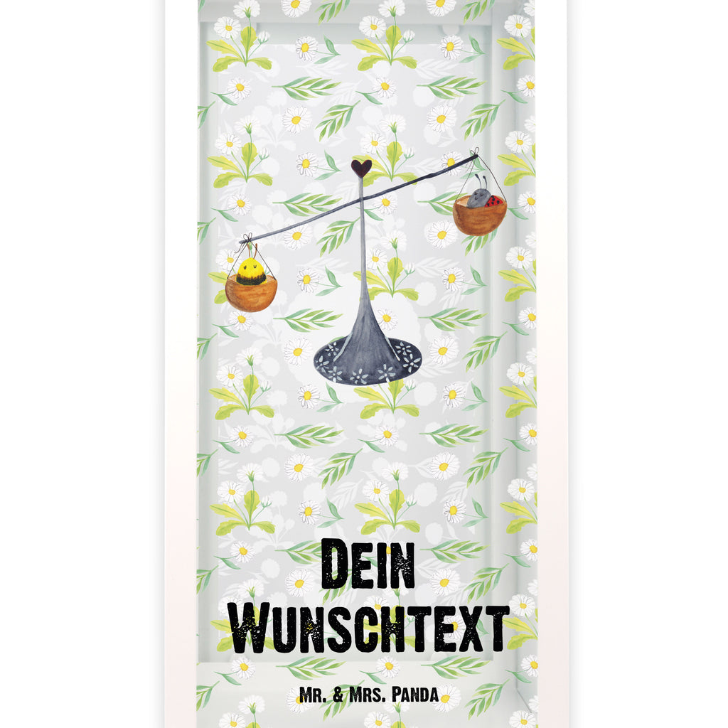 Personalisierte Deko Laterne Sternzeichen Waage Gartenlampe, Gartenleuchte, Gartendekoration, Gartenlicht, Laterne  kleine Laternen, XXL Laternen, Laterne groß, Tierkreiszeichen, Sternzeichen, Horoskop, Astrologie, Aszendent, Waage, Waage Geschenk, Waage Sternzeichen, Geschenk Oktober, Geschenk September, Geburtstag Oktober, Geburtstag September, Gleichgewicht, Marienkäfer, Hummel, Biene