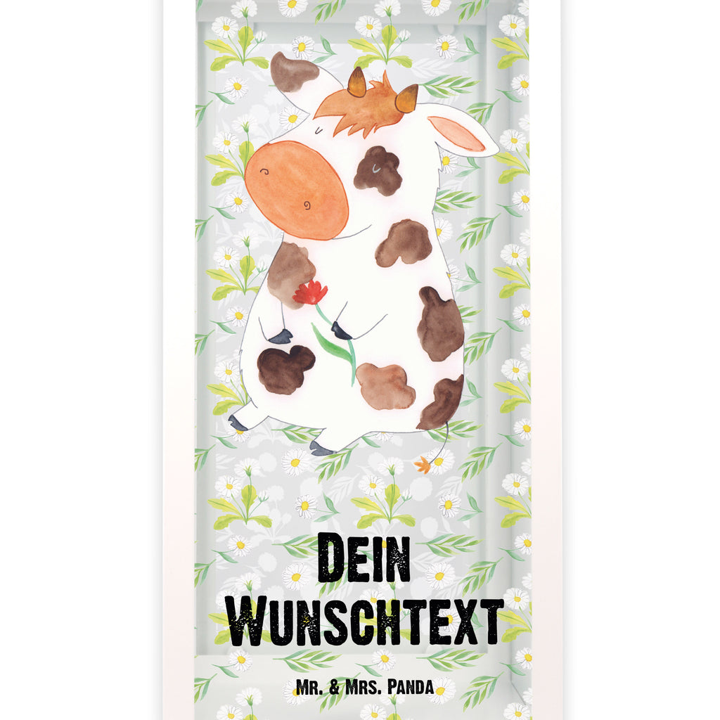 Personalisierte Deko Laterne Kuh Gartenlampe, Gartenleuchte, Gartendekoration, Gartenlicht, Laterne  kleine Laternen, XXL Laternen, Laterne groß, Bauernhof, Hoftiere, Landwirt, Landwirtin, Kuh, Kühe, Träume, Flausen, Spruch, Magie, Motivtion, Hof, Milch, Milchkuh