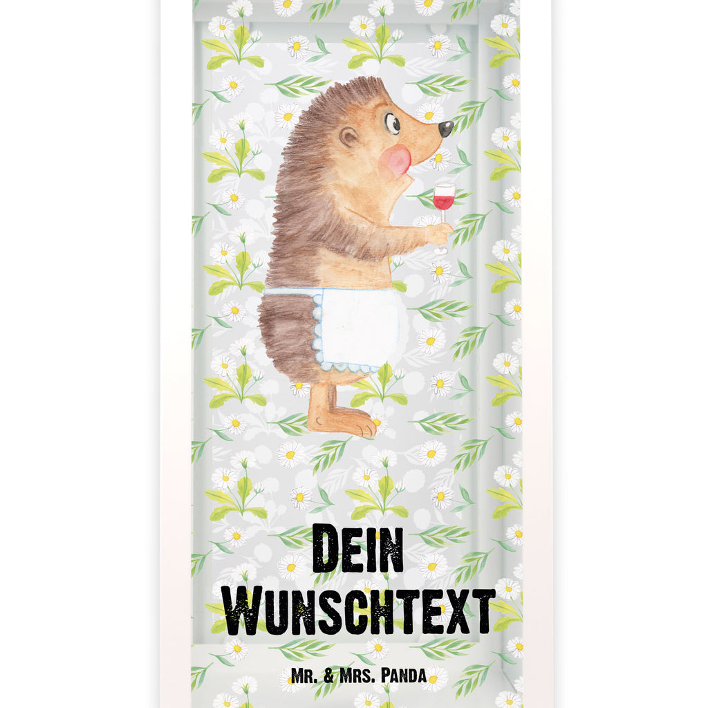 Personalisierte Deko Laterne Igel mit Wein Gartenlampe, Gartenleuchte, Gartendekoration, Gartenlicht, Laterne  kleine Laternen, XXL Laternen, Laterne groß, Tiermotive, Gute Laune, lustige Sprüche, Tiere, Wein Spruch, Igel, Geschenk Weintrinker, Geschenk Weinliebhaber, Wein Deko, Weinglas, Rotwein, Weißwein, Wein trinken