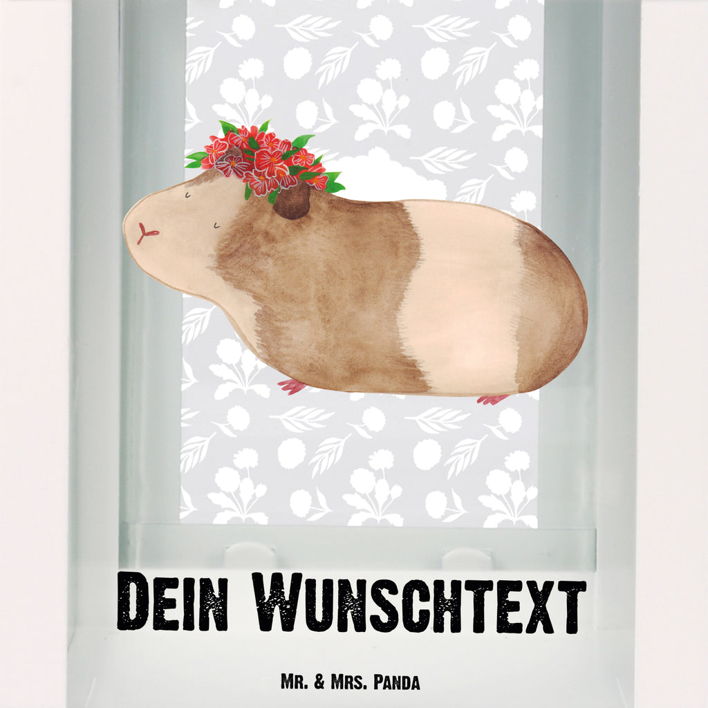 Personalisierte Deko Laterne Meerschweinchen weise Gartenlampe, Gartenleuchte, Gartendekoration, Gartenlicht, Laterne  kleine Laternen, XXL Laternen, Laterne groß, Tiermotive, Gute Laune, lustige Sprüche, Tiere, Meerschweinchen, Meerie, Meeries, Wunder, Blumenkind, Realität, Spruch, Weisheit, Motivation, Wunderland