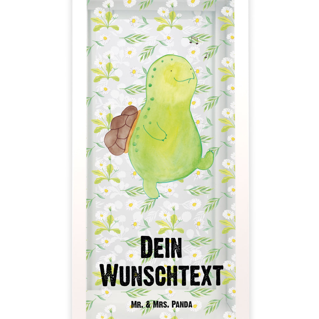 Personalisierte Deko Laterne Schildkröte pfeift Gartenlampe, Gartenleuchte, Gartendekoration, Gartenlicht, Laterne  kleine Laternen, XXL Laternen, Laterne groß, Schildkröte, Schildi, Schildkröten, fröhlich, Glück, Motivation, Lebensfreude, Depression, Trennung, Neuanfang