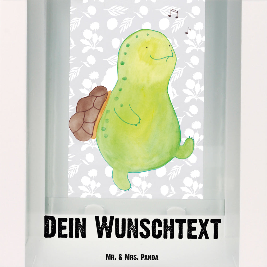 Personalisierte Deko Laterne Schildkröte pfeift Gartenlampe, Gartenleuchte, Gartendekoration, Gartenlicht, Laterne  kleine Laternen, XXL Laternen, Laterne groß, Schildkröte, Schildi, Schildkröten, fröhlich, Glück, Motivation, Lebensfreude, Depression, Trennung, Neuanfang