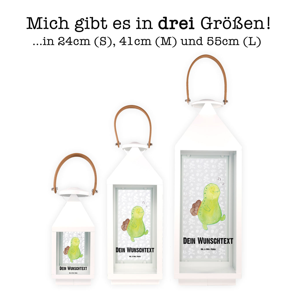 Personalisierte Deko Laterne Schildkröte pfeift Gartenlampe, Gartenleuchte, Gartendekoration, Gartenlicht, Laterne  kleine Laternen, XXL Laternen, Laterne groß, Schildkröte, Schildi, Schildkröten, fröhlich, Glück, Motivation, Lebensfreude, Depression, Trennung, Neuanfang