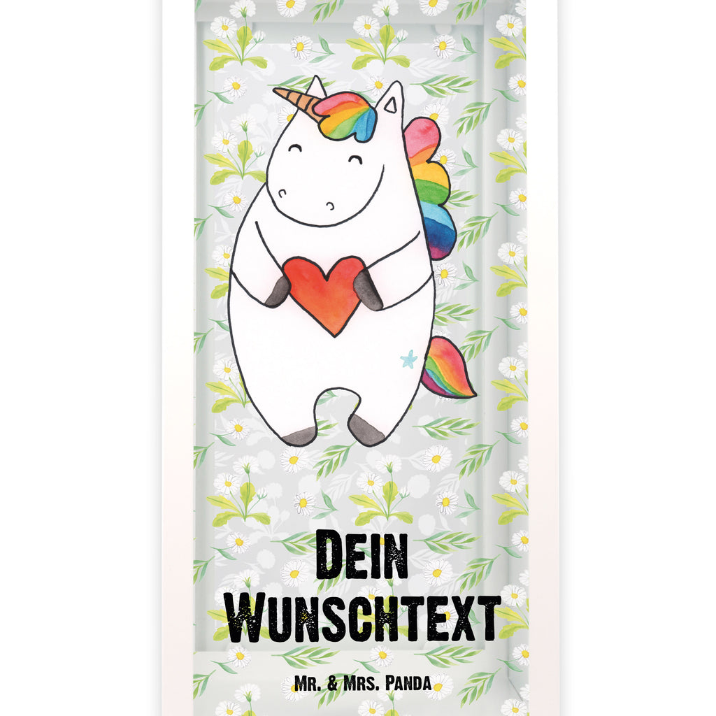 Personalisierte Deko Laterne Einhorn Herz Gartenlampe, Gartenleuchte, Gartendekoration, Gartenlicht, Laterne  kleine Laternen, XXL Laternen, Laterne groß, Einhorn, Einhörner, Einhorn Deko, Pegasus, Unicorn, Herz, schlimm, böse, witzig, lustig, Freundin, anders, bunt