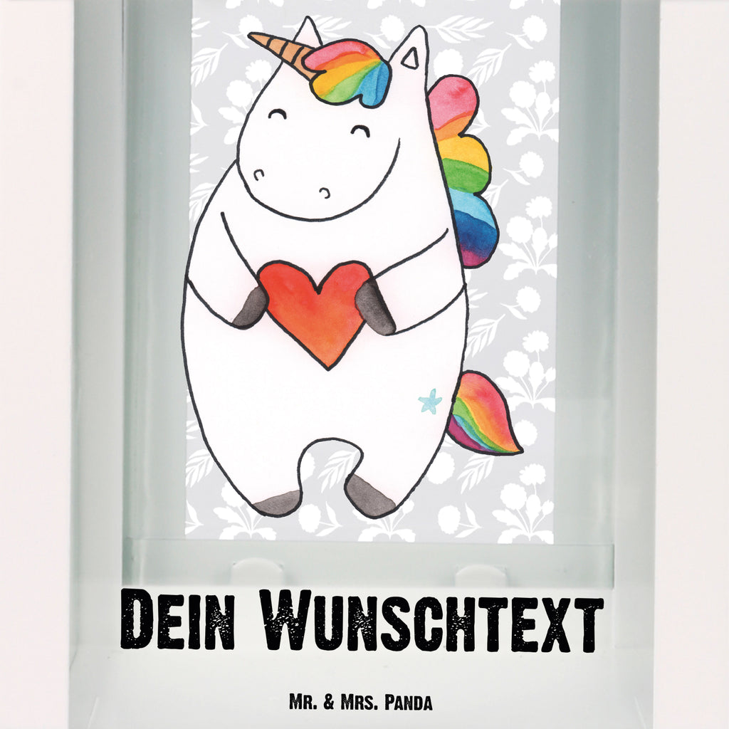 Personalisierte Deko Laterne Einhorn Herz Gartenlampe, Gartenleuchte, Gartendekoration, Gartenlicht, Laterne  kleine Laternen, XXL Laternen, Laterne groß, Einhorn, Einhörner, Einhorn Deko, Pegasus, Unicorn, Herz, schlimm, böse, witzig, lustig, Freundin, anders, bunt