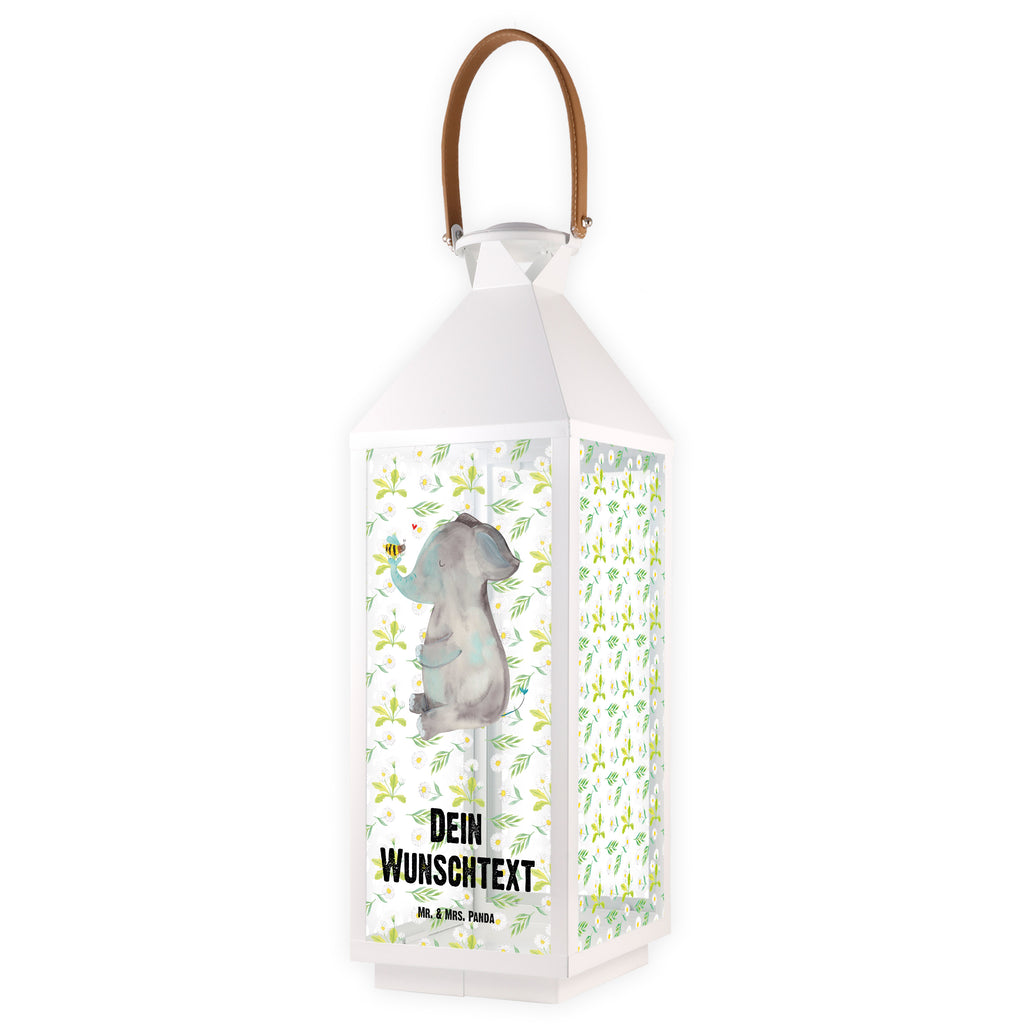 Personalisierte Deko Laterne Elefant & Biene Gartenlampe, Gartenleuchte, Gartendekoration, Gartenlicht, Laterne  kleine Laternen, XXL Laternen, Laterne groß, süße Tiermotive, gute Laune, lustige Sprüche, Tiere, Elefant, Biene, Liebe, Liebesbeweis, Jahrestag, Liebesgeschenk, Heiratsantrag, Hochzeitsgeschenk, Liebesspruch