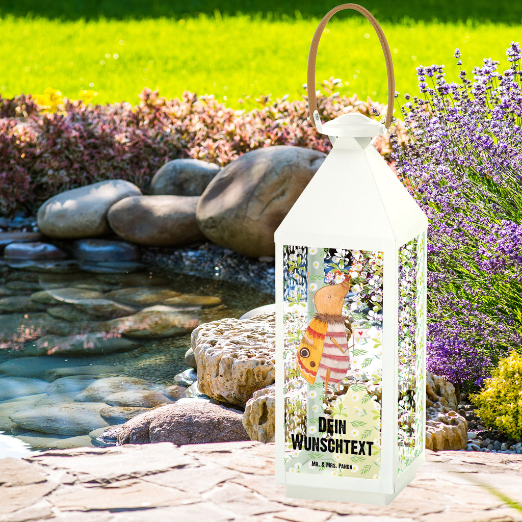 Personalisierte Deko Laterne Nachtfalter mit Fähnchen Gartenlampe, Gartenleuchte, Gartendekoration, Gartenlicht, Laterne  kleine Laternen, XXL Laternen, Laterne groß, Tiermotive, Gute Laune, lustige Sprüche, Tiere, Nachtfalter, Käfer, Spruch lustig, Spruch witzig, süß, niedlich, Küche Deko, Was kostet die Welt