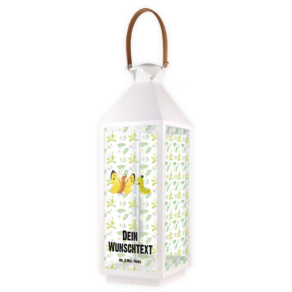 Personalisierte Deko Laterne Raupe & Schmetterling Gartenlampe, Gartenleuchte, Gartendekoration, Gartenlicht, Laterne  kleine Laternen, XXL Laternen, Laterne groß, süße Tiermotive, gute Laune, lustige Sprüche, Tiere, Raupe, Schmetterling, Zitronenfalter, Entwicklung, Erwachsen werden, Kokon, Hut, Hütchen, Schönheit, Aufwachsen