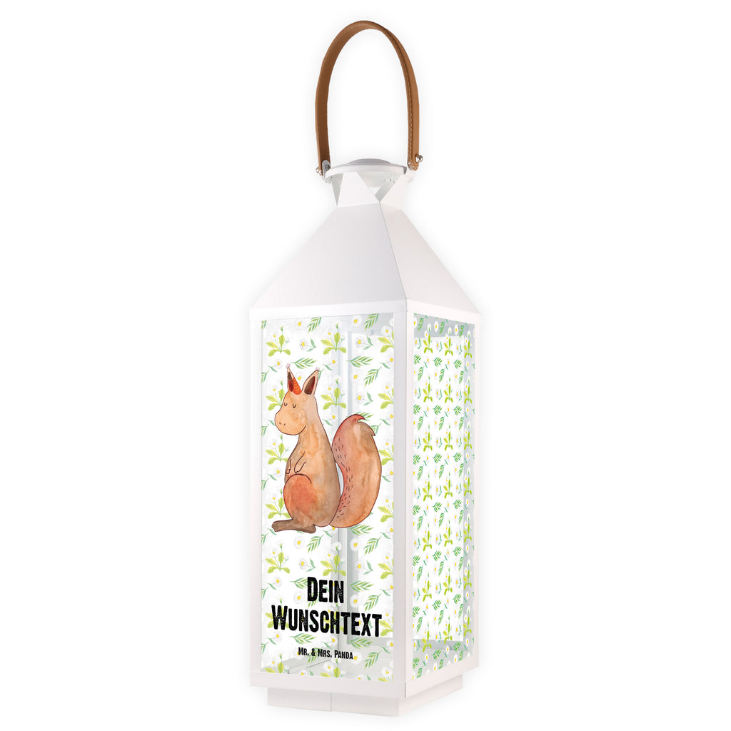 Personalisierte Deko Laterne Einhörnchen Glaube Gartenlampe, Gartenleuchte, Gartendekoration, Gartenlicht, Laterne  kleine Laternen, XXL Laternen, Laterne groß, Einhorn, Einhörner, Einhorn Deko, Pegasus, Unicorn, Einhörnchen, Eichhörnchen, Eichhorn