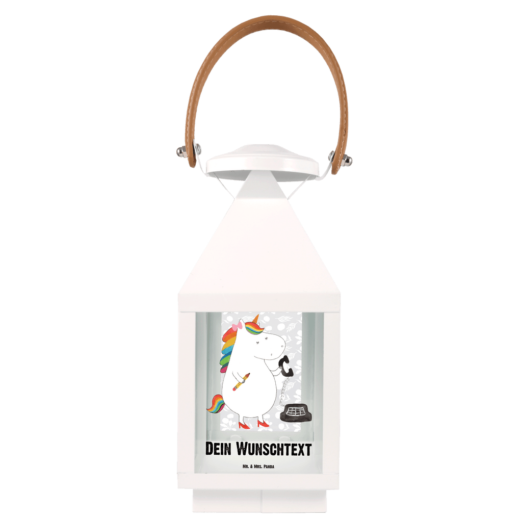 Personalisierte Deko Laterne Einhorn Sekretärin Gartenlampe, Gartenleuchte, Gartendekoration, Gartenlicht, Laterne  kleine Laternen, XXL Laternen, Laterne groß, Einhorn, Einhörner, Einhorn Deko, Pegasus, Unicorn, Sekretärin, Büro, Rechtsanwältin, Rechtsanwaltsgehilfin, Steuerbüro, Steuerkanzlei, Bürokraft, Bürohilfe