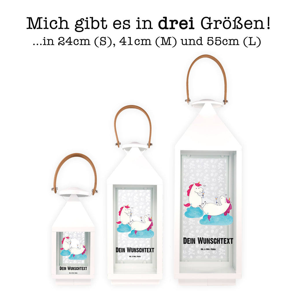 Personalisierte Deko Laterne Einhörner Sekt Gartenlampe, Gartenleuchte, Gartendekoration, Gartenlicht, Laterne  kleine Laternen, XXL Laternen, Laterne groß, Einhorn, Einhörner, Einhorn Deko, Pegasus, Unicorn, Freundinnen, Freundin, BFF, Sekt, Mädelsabend, Spaß, Party, Korken, Anstoßen, Beste