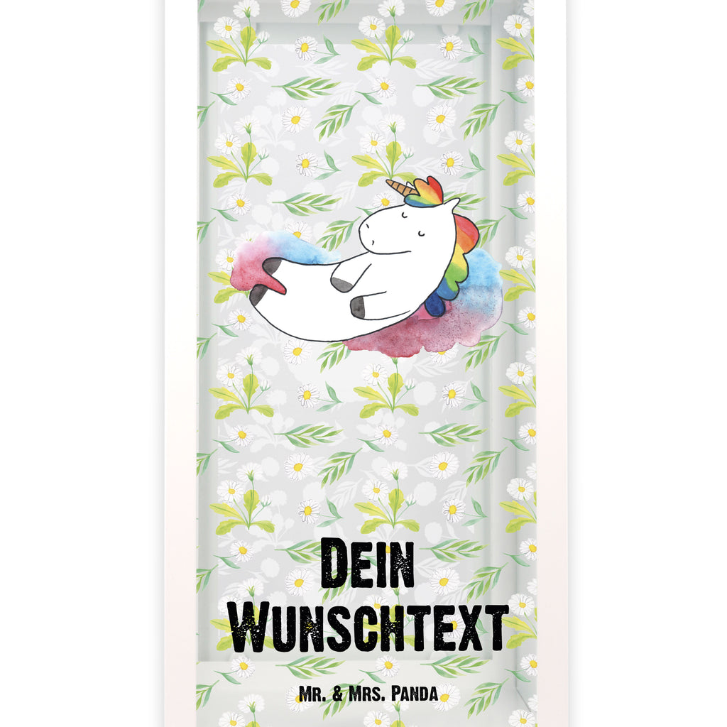 Personalisierte Deko Laterne Einhorn Wolke 7 Gartenlampe, Gartenleuchte, Gartendekoration, Gartenlicht, Laterne  kleine Laternen, XXL Laternen, Laterne groß, Einhorn, Einhörner, Einhorn Deko, Pegasus, Unicorn, verliebt, Menschen, witzig, lustig, Geschenk, Glaube, Realität, Lächeln