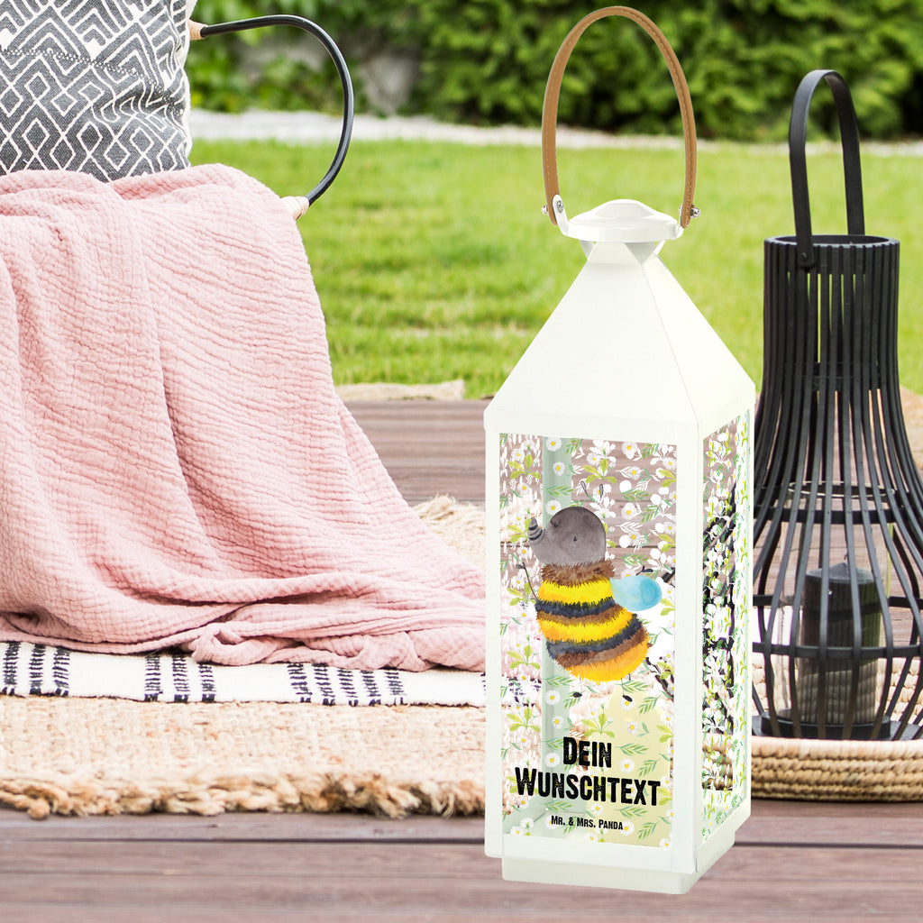 Personalisierte Deko Laterne Hummel flauschig Gartenlampe, Gartenleuchte, Gartendekoration, Gartenlicht, Laterne  kleine Laternen, XXL Laternen, Laterne groß, Tiermotive, Gute Laune, lustige Sprüche, Tiere, Hummel, Flauschig, Biene, Blume, Natur
