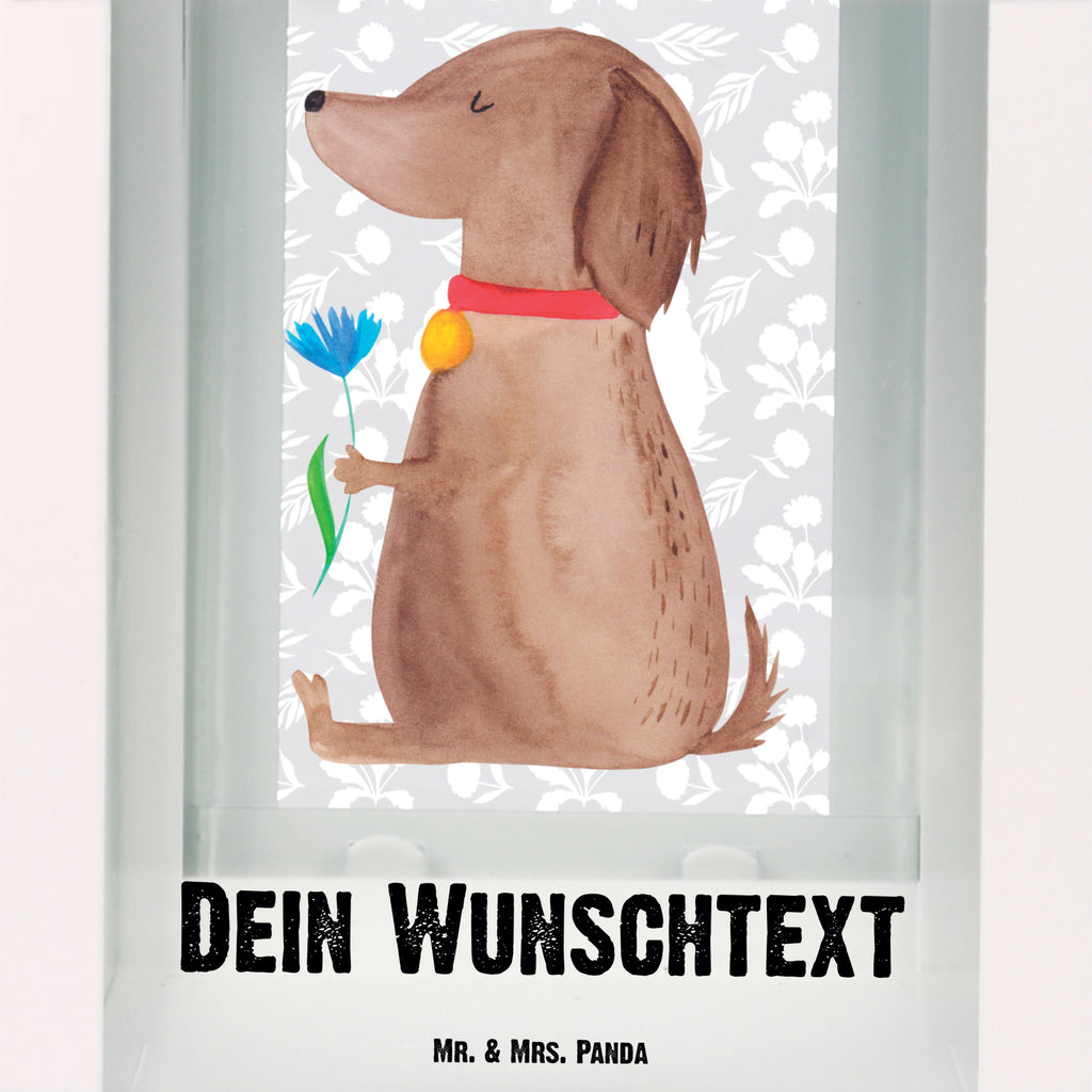 Personalisierte Deko Laterne Hund Blume Gartenlampe, Gartenleuchte, Gartendekoration, Gartenlicht, Laterne  kleine Laternen, XXL Laternen, Laterne groß, Hund, Hundemotiv, Haustier, Hunderasse, Tierliebhaber, Hundebesitzer, Sprüche, Hunde, Frauchen, Hundeliebe