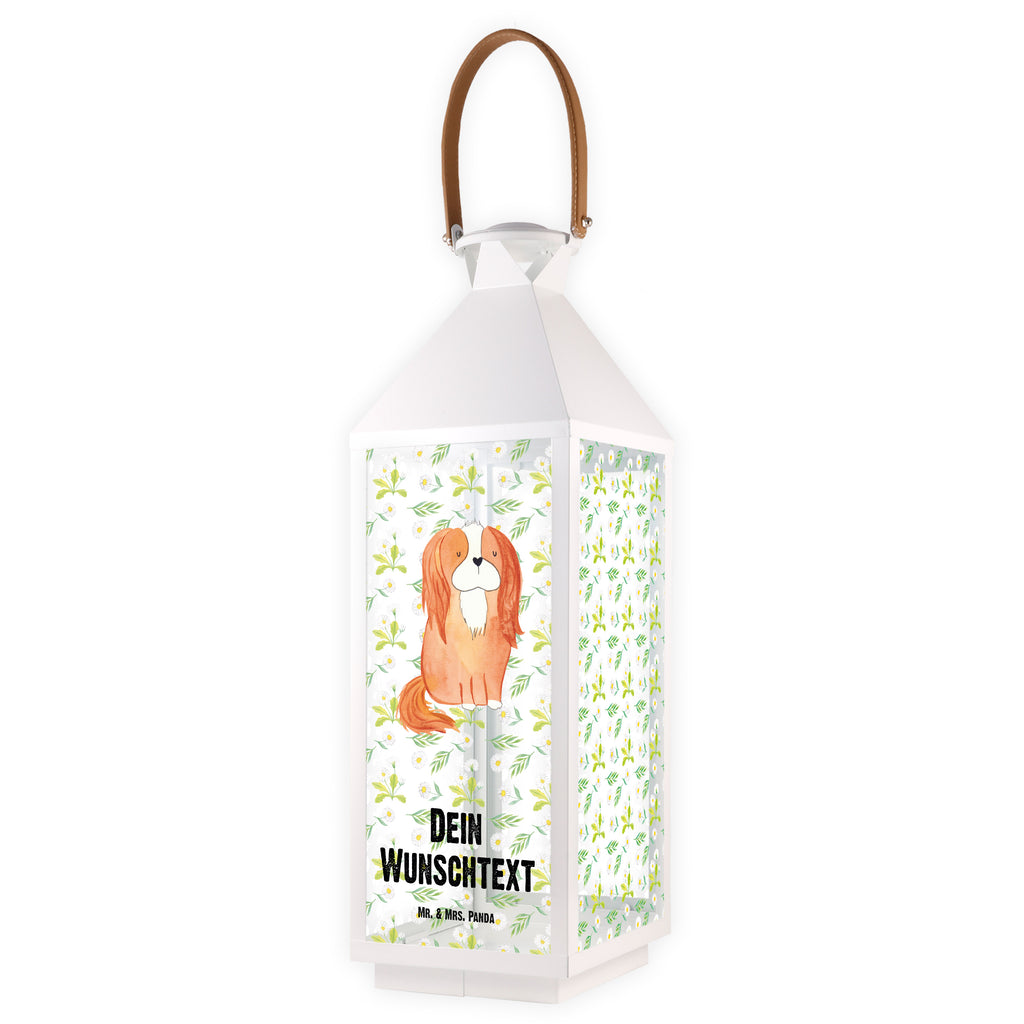 Personalisierte Deko Laterne Cavalier King Charles Spaniel Gartenlampe, Gartenleuchte, Gartendekoration, Gartenlicht, Laterne  kleine Laternen, XXL Laternen, Laterne groß, Hund, Hundemotiv, Haustier, Hunderasse, Tierliebhaber, Hundebesitzer, Sprüche, Cavalier King Charles Spaniel, Cockerspaniel, Spaniel, Spruch, schönster Hund