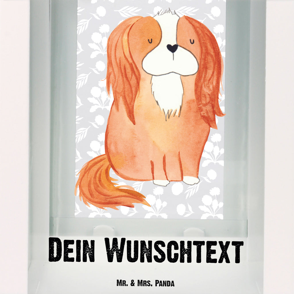 Personalisierte Deko Laterne Cavalier King Charles Spaniel Gartenlampe, Gartenleuchte, Gartendekoration, Gartenlicht, Laterne  kleine Laternen, XXL Laternen, Laterne groß, Hund, Hundemotiv, Haustier, Hunderasse, Tierliebhaber, Hundebesitzer, Sprüche, Cavalier King Charles Spaniel, Cockerspaniel, Spaniel, Spruch, schönster Hund
