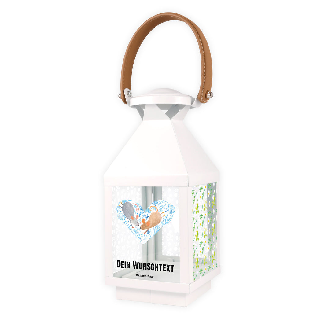Personalisierte Deko Laterne Mäuse Herz Gartenlampe, Gartenleuchte, Gartendekoration, Gartenlicht, Laterne  kleine Laternen, XXL Laternen, Laterne groß, Liebe, Partner, Freund, Freundin, Ehemann, Ehefrau, Heiraten, Verlobung, Heiratsantrag, Liebesgeschenk, Jahrestag, Hocheitstag, Maus, Mäuse, Liebesbotschaft, Liebesbeweis, Hochzeit, Lieblingsmensch, Gemeinsamkeit, Love, Geschenk für zwei