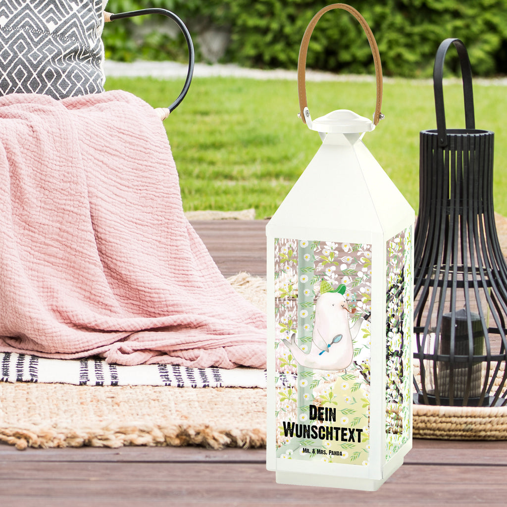 Personalisierte Deko Laterne Robbe Sherlock Gartenlampe, Gartenleuchte, Gartendekoration, Gartenlicht, Laterne  kleine Laternen, XXL Laternen, Laterne groß, Tiermotive, Gute Laune, lustige Sprüche, Tiere