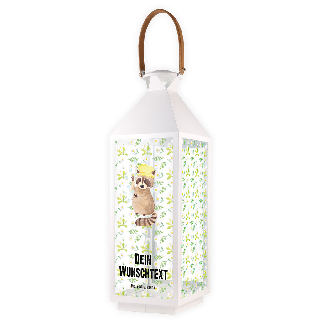 Personalisierte Deko Laterne Waschbär Gartenlampe, Gartenleuchte, Gartendekoration, Gartenlicht, Laterne  kleine Laternen, XXL Laternen, Laterne groß, Tiermotive, Gute Laune, lustige Sprüche, Tiere, Waschbär, Tagträumen, Plan, Fröhlich, waschen, Seifenblasen
