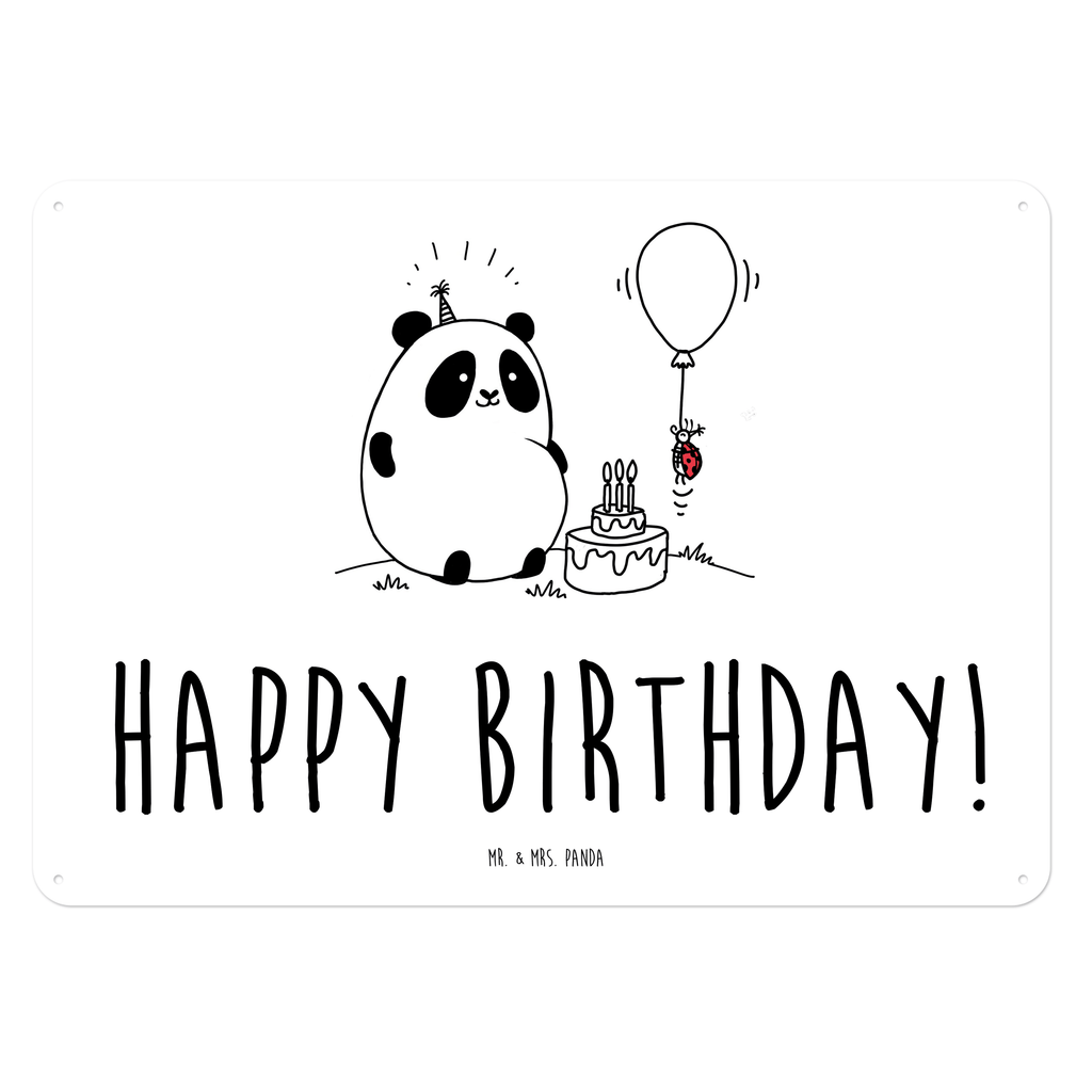 Blechschild Easy & Peasy Happy Birthday  Blechschild, Metallschild, Geschenk Schild, Schild, Magnet-Metall-Schild, Deko Schild, Wandschild, Wand-Dekoration, Türschild, Wandschild, Metallschild  