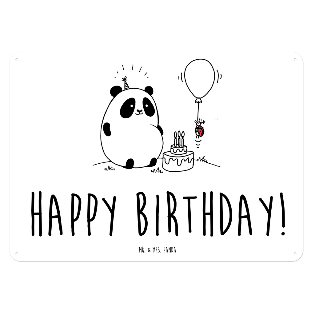 Blechschild Easy & Peasy Happy Birthday  Blechschild, Metallschild, Geschenk Schild, Schild, Magnet-Metall-Schild, Deko Schild, Wandschild, Wand-Dekoration, Türschild, Wandschild, Metallschild  