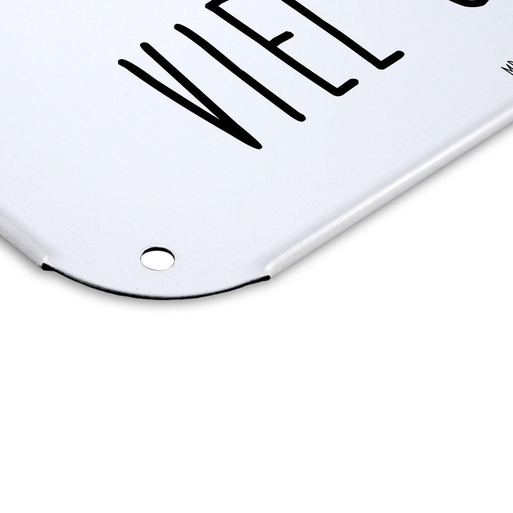 Blechschild Easy & Peasy Viel Glück  Blechschild, Metallschild, Geschenk Schild, Schild, Magnet-Metall-Schild, Deko Schild, Wandschild, Wand-Dekoration, Türschild, Wandschild, Metallschild  