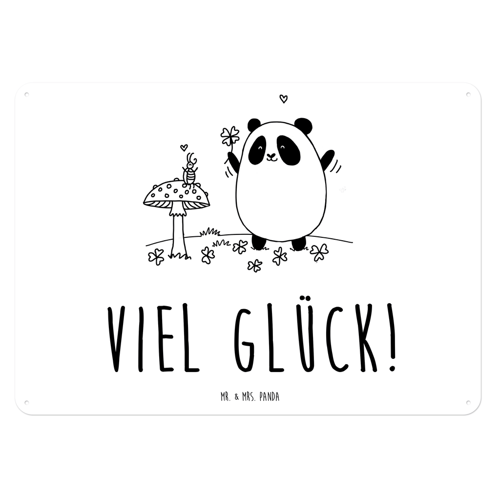 Blechschild Easy & Peasy Viel Glück  Blechschild, Metallschild, Geschenk Schild, Schild, Magnet-Metall-Schild, Deko Schild, Wandschild, Wand-Dekoration, Türschild, Wandschild, Metallschild  
