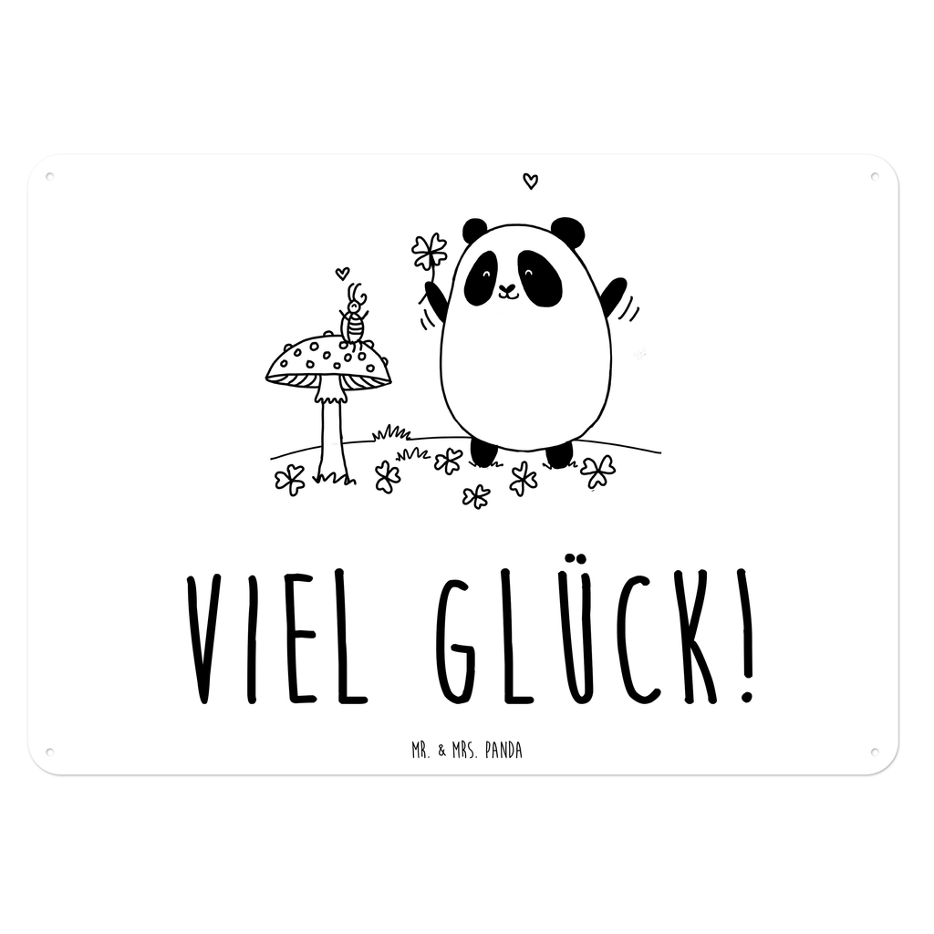 Blechschild Easy & Peasy Viel Glück  Blechschild, Metallschild, Geschenk Schild, Schild, Magnet-Metall-Schild, Deko Schild, Wandschild, Wand-Dekoration, Türschild, Wandschild, Metallschild  