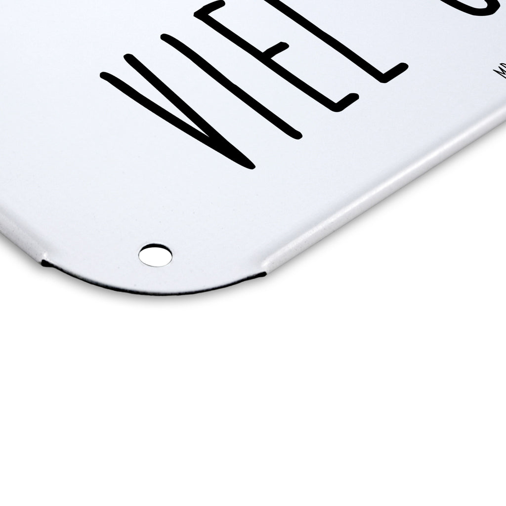 Blechschild Easy & Peasy Viel Glück  Blechschild, Metallschild, Geschenk Schild, Schild, Magnet-Metall-Schild, Deko Schild, Wandschild, Wand-Dekoration, Türschild, Wandschild, Metallschild  