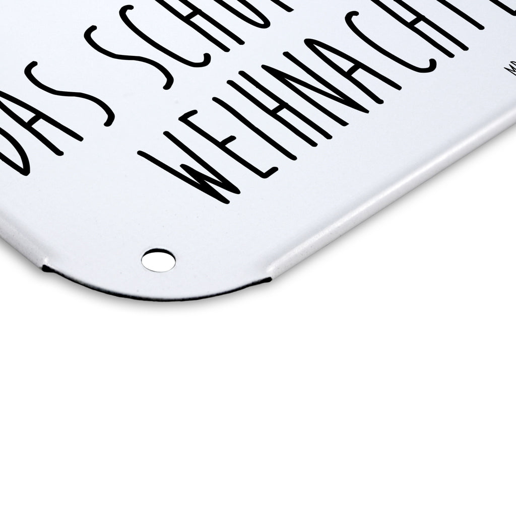 Blechschild Easy & Peasy Weihnachtsgeschenk