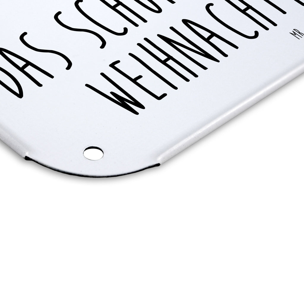 Blechschild Easy & Peasy Weihnachtsgeschenk