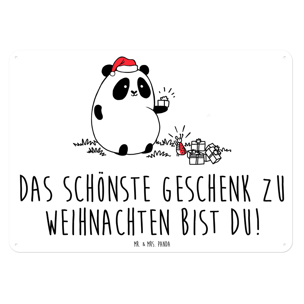 Blechschild Easy & Peasy Weihnachtsgeschenk